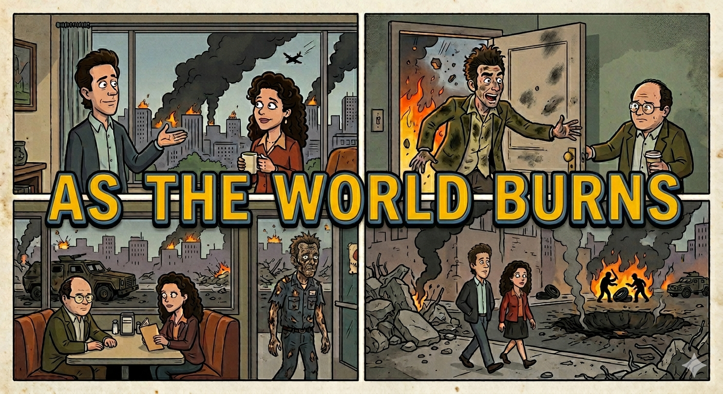 The world starts burning.